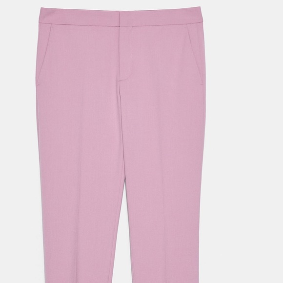 Zara Pink Cigarette Pants - Picture 3 of 10